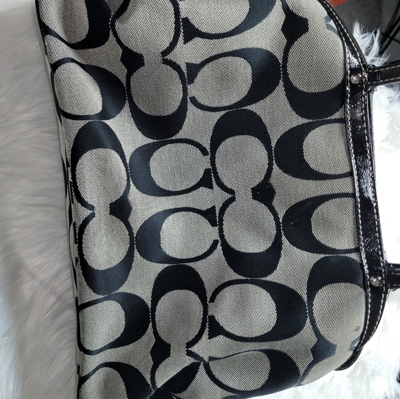 Coach Signature stripe purse - Picture 7 of 11